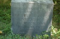 Charles Francis Lowell Valentine Headstone