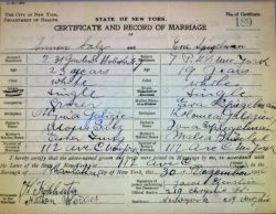 Simon Salz & Eva Spiegelman marriage certificate 12.30.1906 (1)