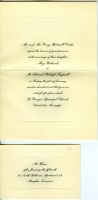 May Richards Cocke - Edward Raleigh Trapnell Wedding Invitation 1937