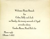 Reception for Sarah Trapnell - John Byrne 1957