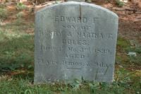 Edward F Coles Headstone