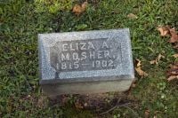 Eliza Byrne Mosher headstone