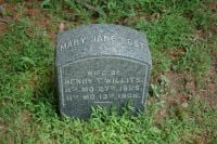 Mary Jane Post Headstone