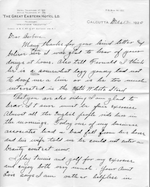 Ryland and Lois Drennan letter to Barbara Byrne 1920