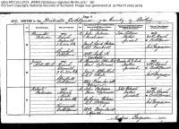 1879 MCCULLOCH, JAMES (Statutory registers Births 473: 26)