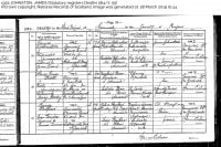 1922 JOHNSTON, JAMES (Statutory registers Deaths 564:2  55)