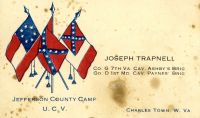 Joseph Trapnell III business card
