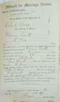 Robert Don - Minnie Rue Marriage License