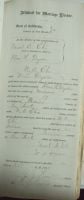 Usual Ebi - Flora Dryden Marriage License 1876