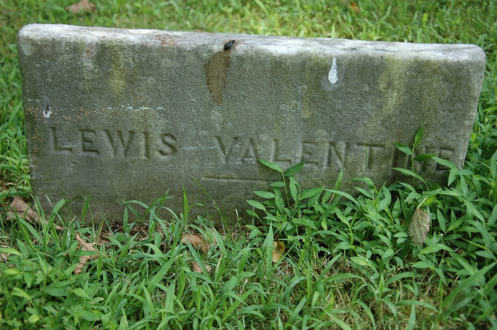 Lewis Valentine Headstone