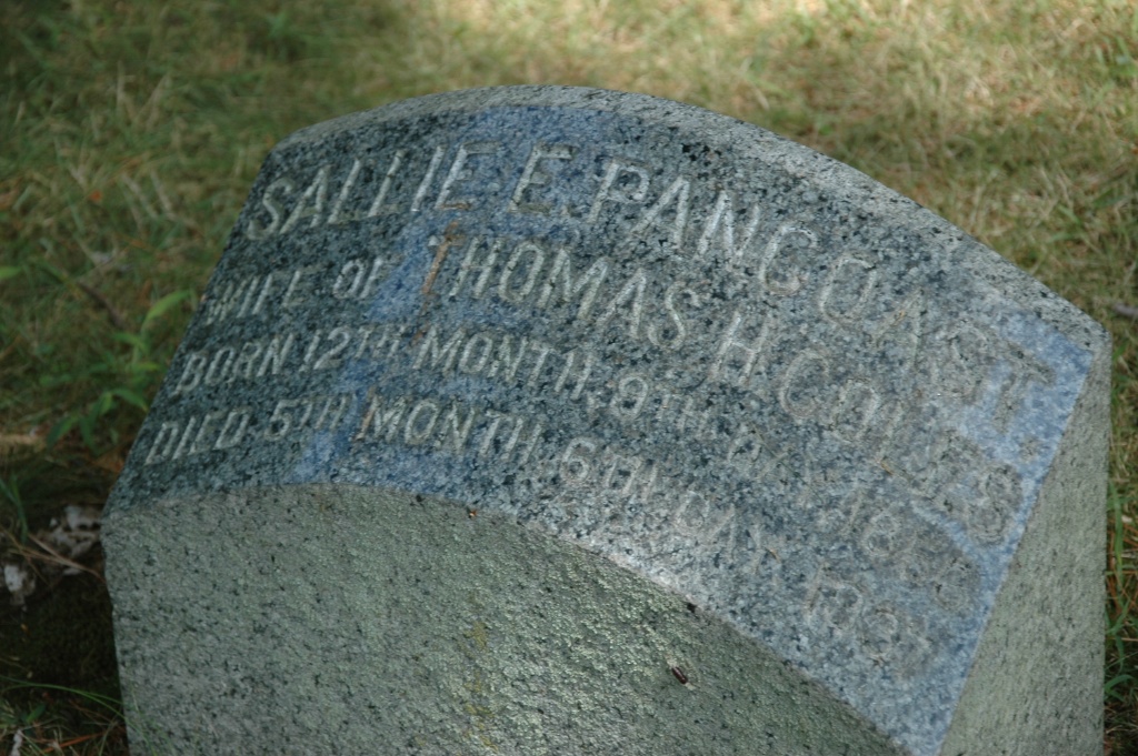 Sallie F Pancoast Headstone