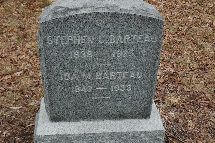 Stephen C. Barteau - Ida M. Barteau Headstone