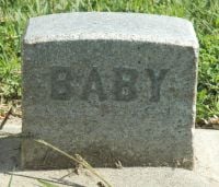 Baby Drennan Headstone
