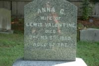 Anna C Thorne Headstone