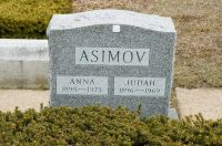 Anna Berman and Judah Asimov Headstone
