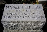 Benjamin Scheiner, Headstone, Acacia Cemetery, Queens, NY