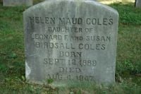 Helen Maud Coles Headstone