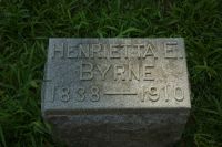 Henrietta Earley Byrne 1838 - 1910