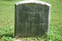 Jacob Valentine Headstone