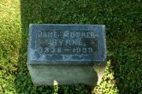 Jane Mosher Byrne Headstone