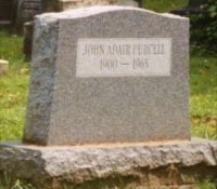 John Adair Purcell Headstone
