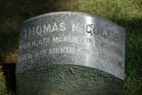 Thomas H Coles Headstone