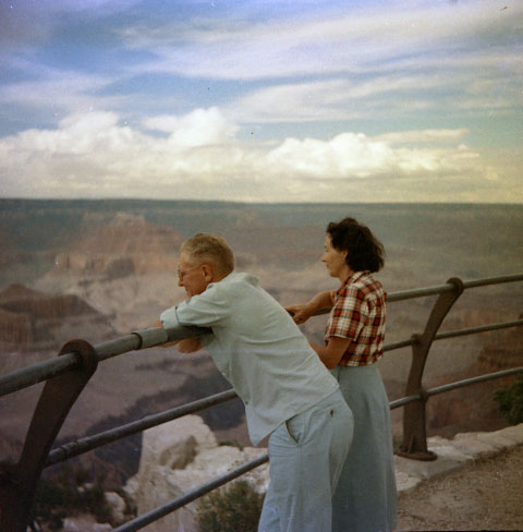 John Drennan Byrne and Vivian Irene Ebi Byrne, Grand Canyon, March, 1952