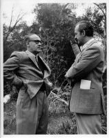 Coles Trapnell with David Niven, 1954