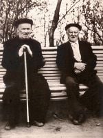 Girsh and Natan Berman. brothers of Anna Berman Asimov (c) 1970 in Russia (1)
