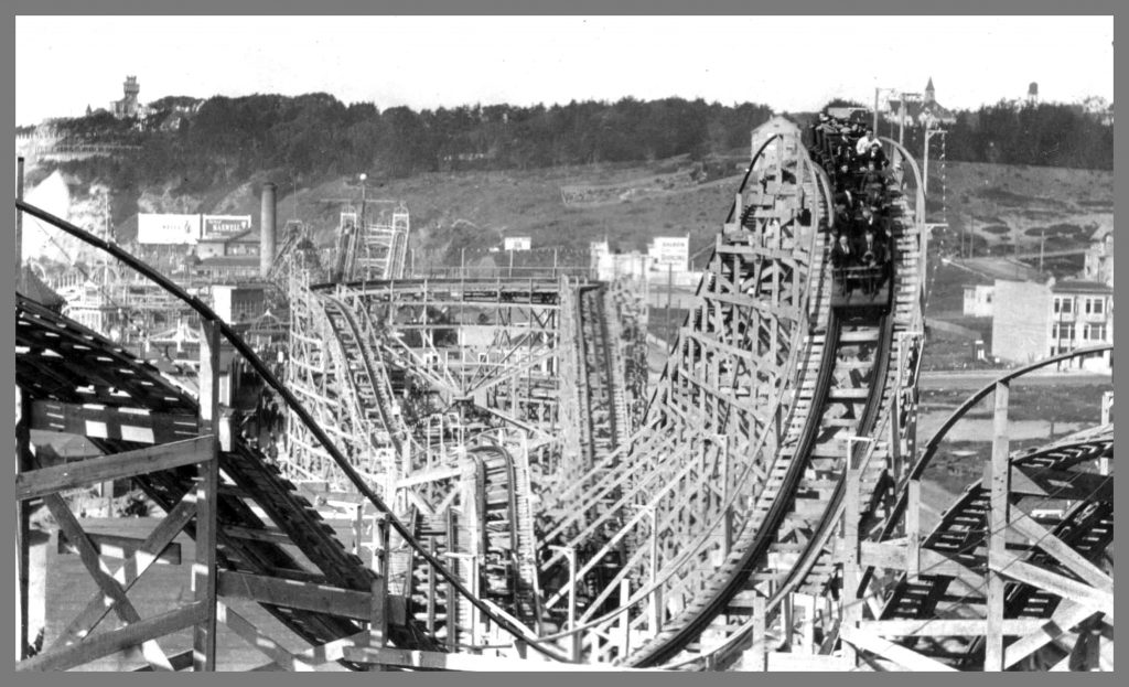 Giant Dipper roller coaster